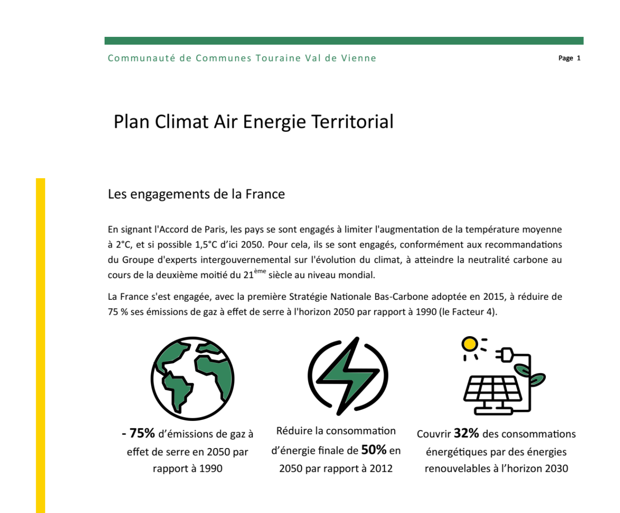 Plan Climat Air Energie Territorial (PCAET) | Touraine Val De Vienne ...