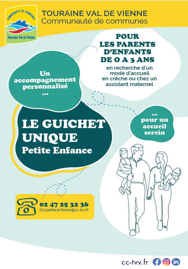 Guichet unique Petite Enfance CCTVV Communauté de communes Touraine Val de Vienne